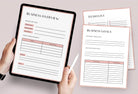 Ladystrategist Daily and Weekly Planners and Overview Printable + Editable Canva Planner Template instagram canva templates social media templates etsy free canva templates