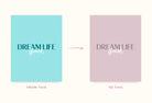 Ladystrategist Dark Cyan Manifestation Dream Life Book Canva Template Printable and Editable instagram canva templates social media templates etsy free canva templates