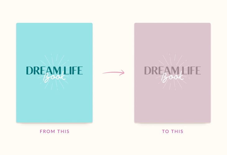 Ladystrategist Dark Cyan Manifestation Dream Life Book Canva Template Printable and Editable instagram canva templates social media templates etsy free canva templates
