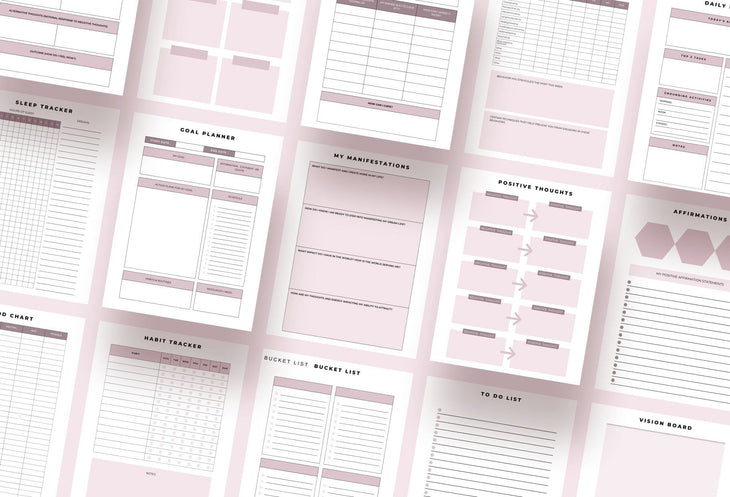 Ladystrategist Depression Planner Canva Template for Coaches instagram canva templates social media templates etsy free canva templates