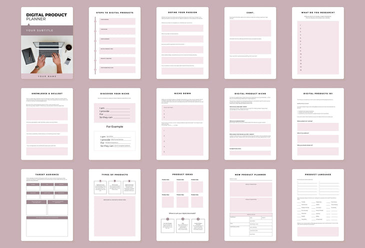 Ladystrategist Digital Product Planner Canva Template instagram canva templates social media templates etsy free canva templates