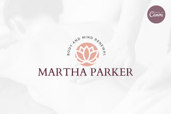 Ladystrategist Shop DIY Martha Wellness Brand Logo Canva Template instagram canva templates social media templates etsy free canva templates