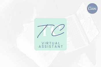 Ladystrategist Shop DIY TC Virtual Assistant Brand Logo Canva Template instagram canva templates social media templates etsy free canva templates