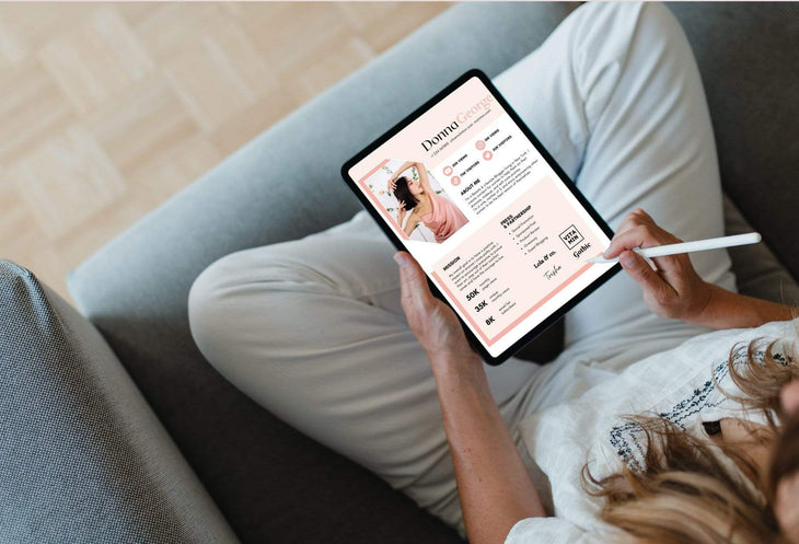 Ladystrategist Donna George Media Kit Canva Template for Influencers instagram canva templates social media templates etsy free canva templates