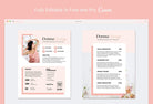 Ladystrategist Donna George Media Kit Canva Template for Influencers instagram canva templates social media templates etsy free canva templates