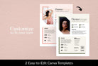 Ladystrategist Donna Media Kit Canva Template for Influencers instagram canva templates social media templates etsy free canva templates