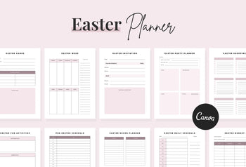 Ladystrategist Easter Planner Canva Template instagram canva templates social media templates etsy free canva templates