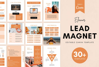Ladystrategist Eleanor Lead Magnet Editable Canva Template instagram canva templates social media templates etsy free canva templates