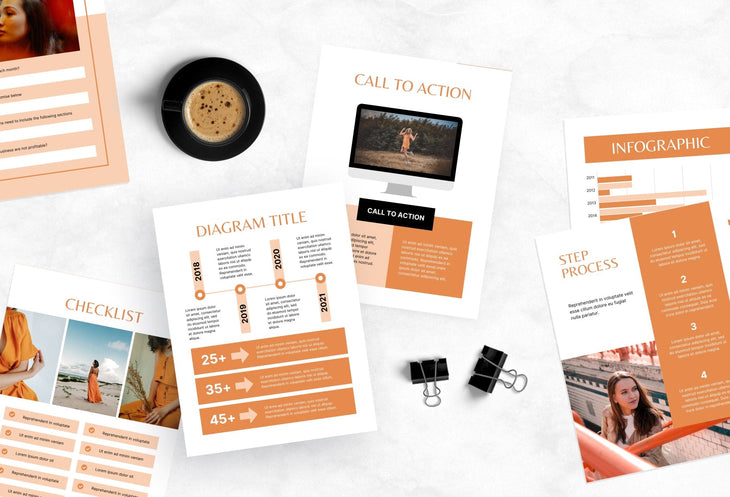 Ladystrategist Eleanor Lead Magnet Editable Canva Template instagram canva templates social media templates etsy free canva templates