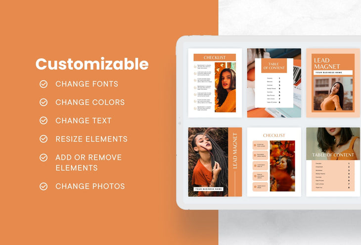 Ladystrategist Eleanor Lead Magnet Editable Canva Template instagram canva templates social media templates etsy free canva templates