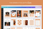 Ladystrategist Eleanor Lead Magnet Editable Canva Template instagram canva templates social media templates etsy free canva templates