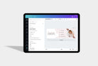 Ladystrategist Email Signature Template Editable Canva Template Rose Gold instagram canva templates social media templates etsy free canva templates