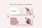 Ladystrategist Email Signature Template Editable Canva Template Rose Gold instagram canva templates social media templates etsy free canva templates