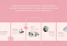 Ladystrategist Emma Coaching 6-Page Carousel Canva Template instagram canva templates social media templates etsy free canva templates