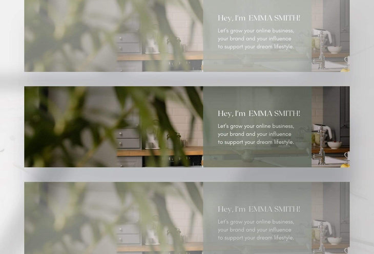 Ladystrategist Emma Linked In Banner Canva Template instagram canva templates social media templates etsy free canva templates