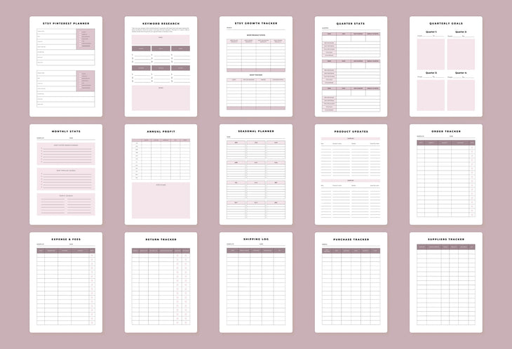 Ladystrategist Etsy Shop Planner Canva Template instagram canva templates social media templates etsy free canva templates