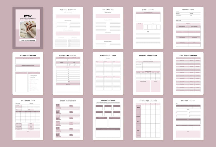 Ladystrategist Etsy Shop Planner Canva Template instagram canva templates social media templates etsy free canva templates