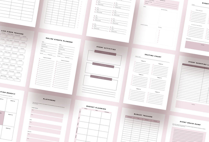 Ladystrategist Event Management Planner Canva Template instagram canva templates social media templates etsy free canva templates