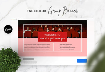 Ladystrategist Facebook Group Banner Cherry Pie Canva Templates instagram canva templates social media templates etsy free canva templates