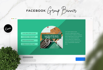 Ladystrategist Facebook Group Banner Emerald Canva Templates instagram canva templates social media templates etsy free canva templates