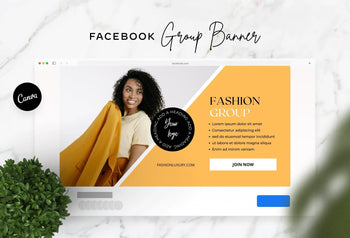 Ladystrategist Facebook Group Banner Turmeric Canva Templates instagram canva templates social media templates etsy free canva templates