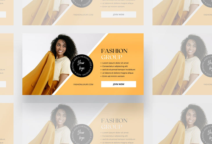 Ladystrategist Facebook Group Banner Turmeric Canva Templates instagram canva templates social media templates etsy free canva templates