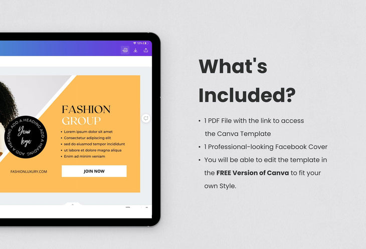 Ladystrategist Facebook Group Banner Turmeric Canva Templates instagram canva templates social media templates etsy free canva templates