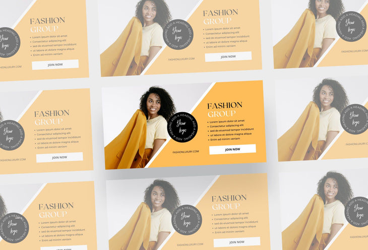 Ladystrategist Facebook Group Banner Turmeric Canva Templates instagram canva templates social media templates etsy free canva templates