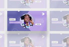 Ladystrategist Facebook Group Banner Very Peri Canva Templates instagram canva templates social media templates etsy free canva templates