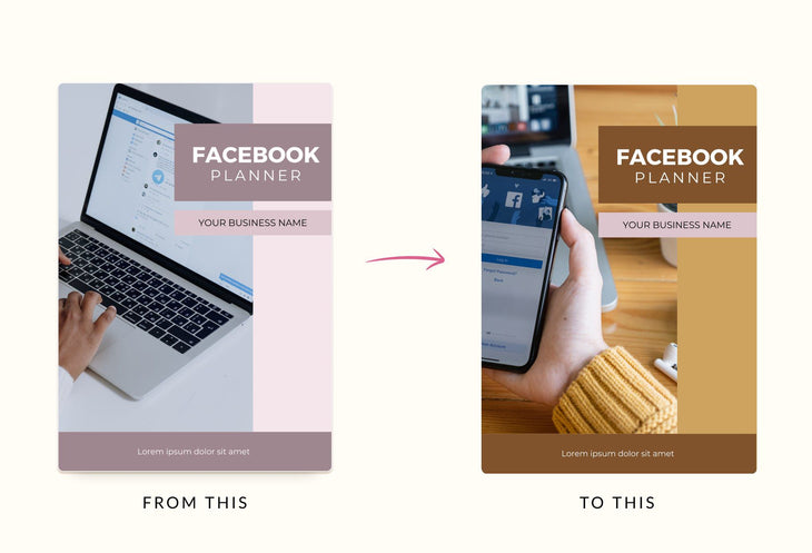 Ladystrategist Facebook Planner Canva Template instagram canva templates social media templates etsy free canva templates