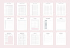 Ladystrategist Fitness Planner Canva Template instagram canva templates social media templates etsy free canva templates