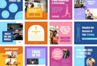 Ladystrategist FITNESS TREND - 97 Done-for-You Fitness Instagram Posts - Fully Editable Canva Templates instagram canva templates social media templates etsy free canva templates