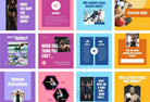 Ladystrategist FITNESS TREND - 97 Done-for-You Fitness Instagram Posts - Fully Editable Canva Templates instagram canva templates social media templates etsy free canva templates