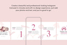 Ladystrategist Flower Carousel Instagram Engagement Booster Canva Template instagram canva templates social media templates etsy free canva templates