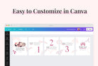 Ladystrategist Flower Carousel Instagram Engagement Booster Canva Template instagram canva templates social media templates etsy free canva templates