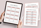 Ladystrategist Form and Data Plan Printable and Editable Canva Planner Template instagram canva templates social media templates etsy free canva templates