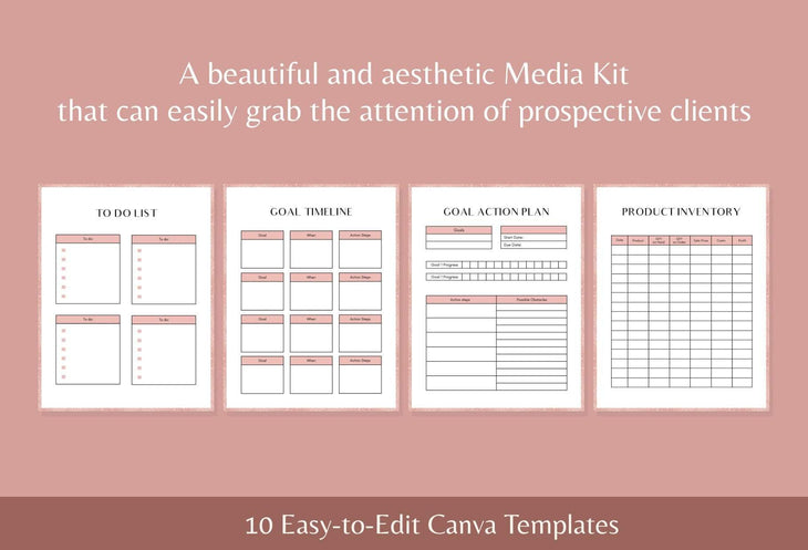 Ladystrategist Form and Data Plan Printable and Editable Canva Planner Template instagram canva templates social media templates etsy free canva templates