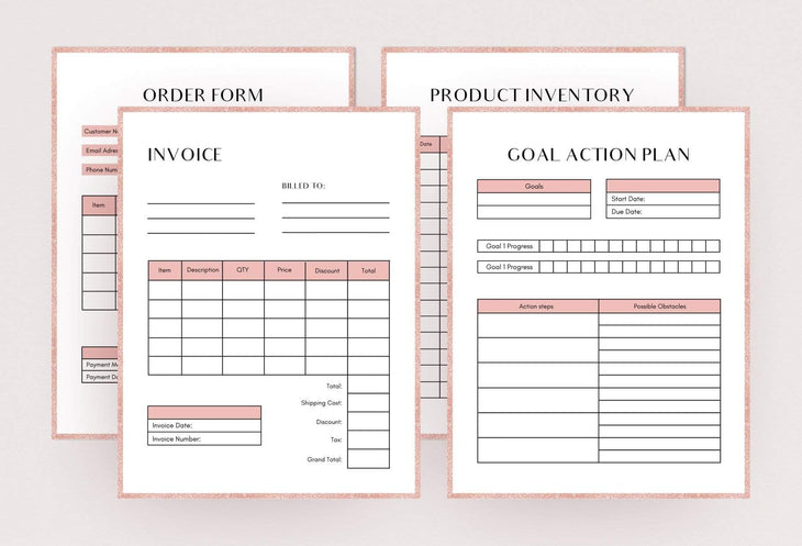 Ladystrategist Form and Data Plan Printable + Editable Canva Planner Template instagram canva templates social media templates etsy free canva templates