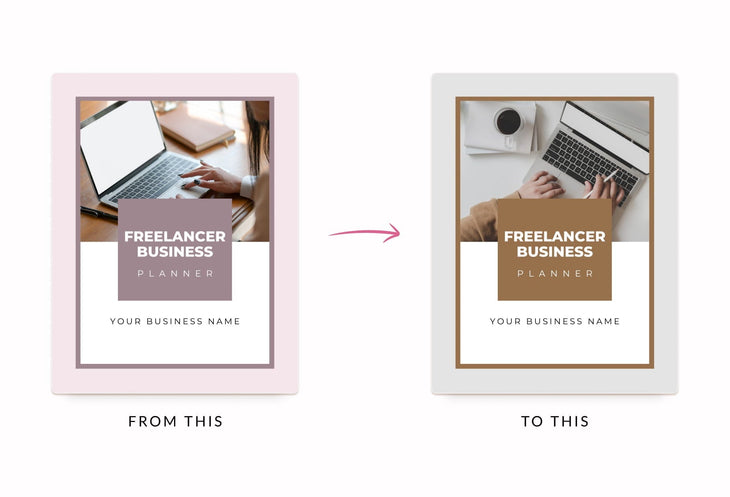 Ladystrategist Freelancer Business Planner Canva Template instagram canva templates social media templates etsy free canva templates