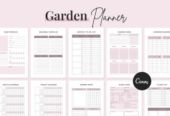 Ladystrategist Garden Planner Canva Template instagram canva templates social media templates etsy free canva templates