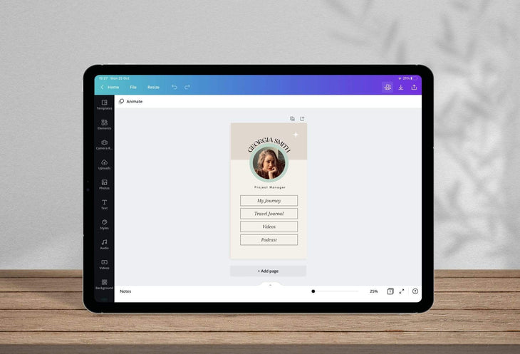 Ladystrategist Georgia Instagram Link in Bio Canva Landing Page Website instagram canva templates social media templates etsy free canva templates