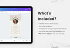 Ladystrategist Georgia Instagram Link in Bio Canva Landing Page Website instagram canva templates social media templates etsy free canva templates