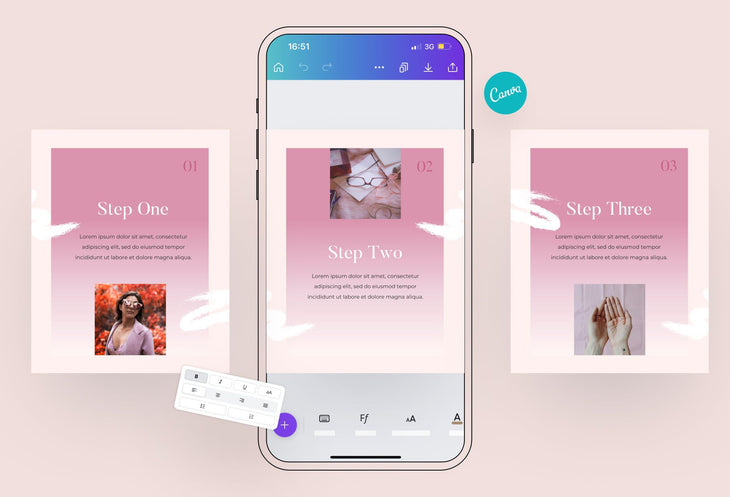Ladystrategist Good Vibes Carousel Instagram Engagement Booster Canva Template instagram canva templates social media templates etsy free canva templates