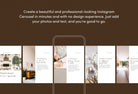 Ladystrategist Grace Real Estate 6-Page Carousel Canva Template instagram canva templates social media templates etsy free canva templates