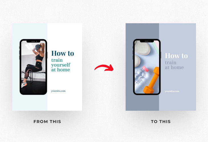 Ladystrategist Hannah Fitness 6-Page Carousel Canva Template instagram canva templates social media templates etsy free canva templates
