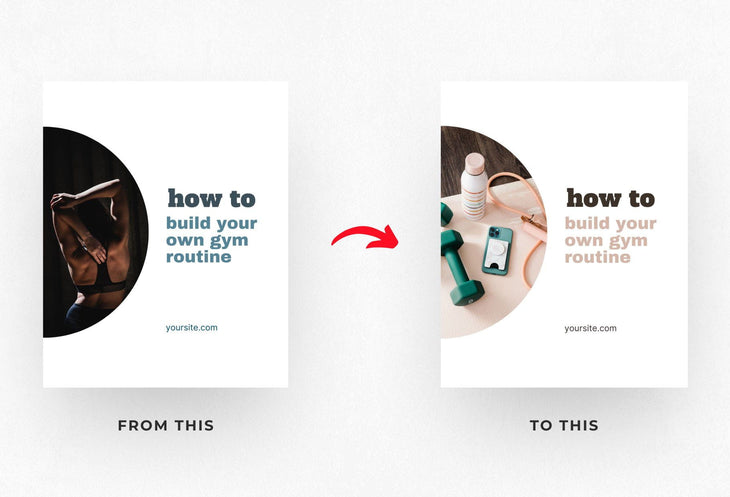 Ladystrategist Harper Fitness 6-Page Carousel Canva Template instagram canva templates social media templates etsy free canva templates
