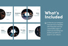 Ladystrategist Harper Fitness 6-Page Carousel Canva Template instagram canva templates social media templates etsy free canva templates