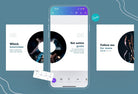 Ladystrategist Harper Fitness 6-Page Carousel Canva Template instagram canva templates social media templates etsy free canva templates