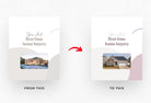 Ladystrategist Hazel Real Estate 6-Page Carousel Canva Template instagram canva templates social media templates etsy free canva templates