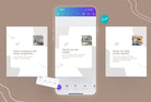 Ladystrategist Hazel Real Estate 6-Page Carousel Canva Template instagram canva templates social media templates etsy free canva templates
